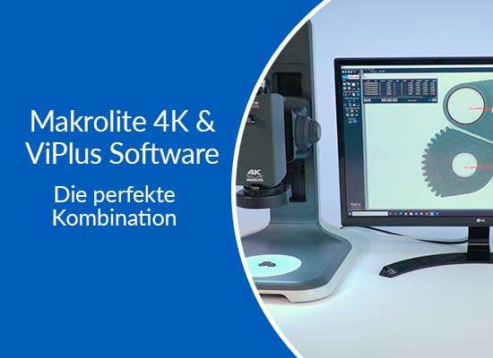 Makrolite 4K digital microscope with ViPlus software
