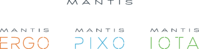 Mantis logos: PIXO, ERGO, IOTA