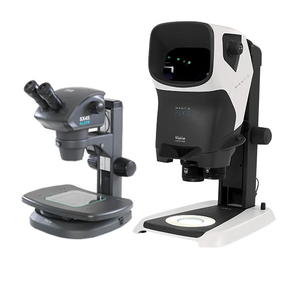 Stereomikroskop-Reihe: SX45 und Mantis PIXO